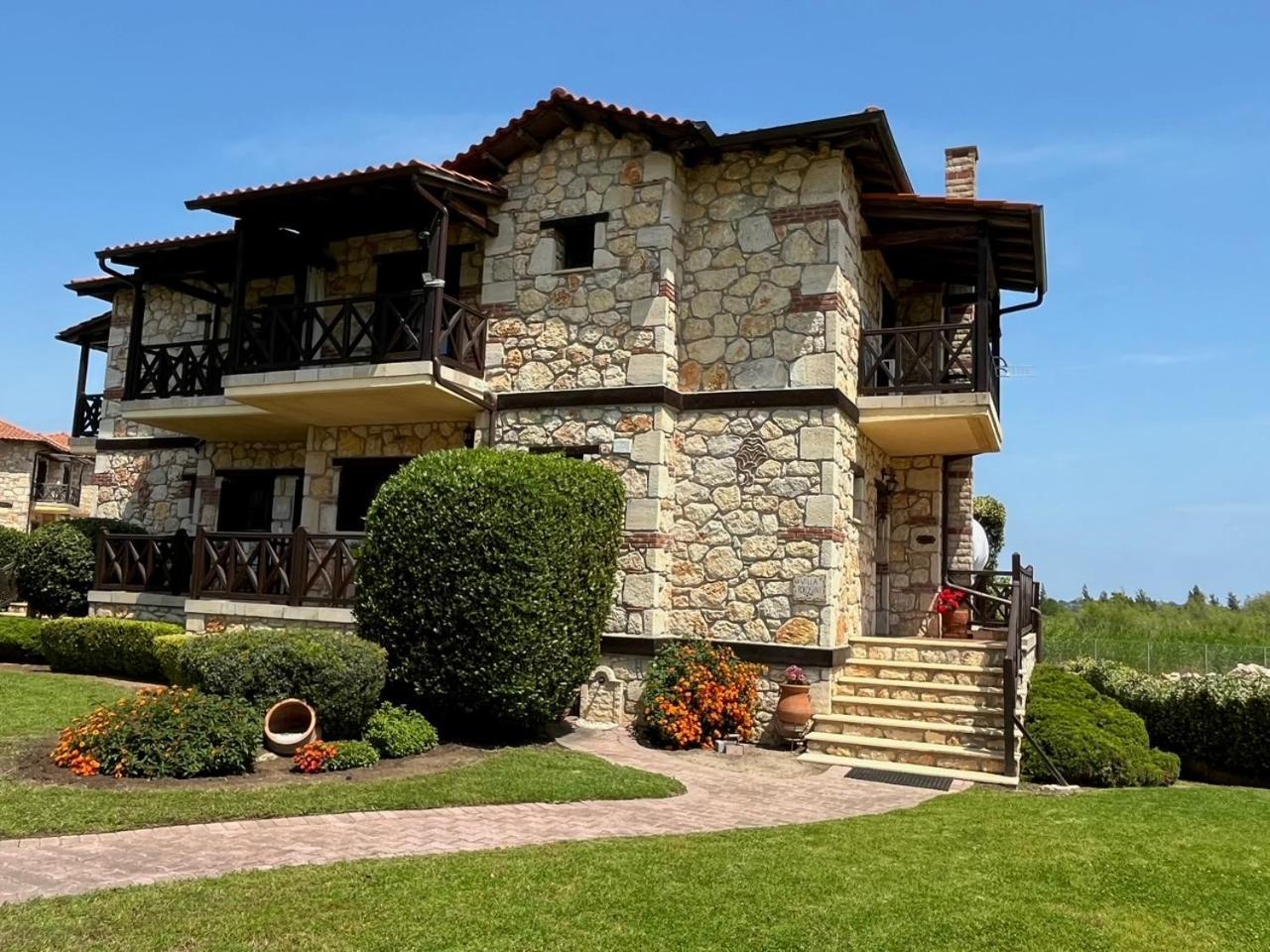 Stone Villa Rokosini Vourvourou Dış mekan fotoğraf